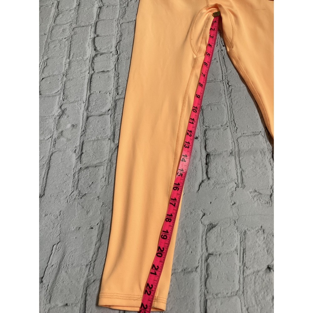 Free People FP Movement Good Karma High Rise Leggings Orange Apricot XS NWT - Picture 5 of 5